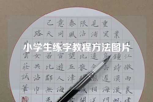 小(xiǎo)學(xué)生练字教程方法图片